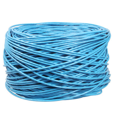 UTP Cat6 24 AWG Cat 5e প্যাচ ক্যাবল BC 0.51 IPVC জ্যাকেট 4 জোড়া 305m
