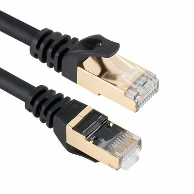 টেকসই 600MHZ ক্যাট 7 ইথারনেট প্যাচ কেবল উচ্চ গতির গিগাবিট 10Gbps