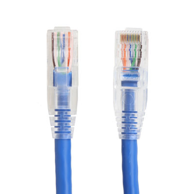 স্থিতিশীল ইথারনেট Cat6 প্যাচ কর্ড UPC উচ্চ গতির PVC LSZH জ্যাকেট