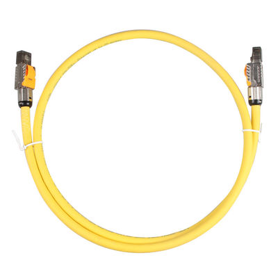 স্থিতিশীল 22AWG Cat6a S FTP কেবল, 4 জোড়া LSHF LSOH Cat6a S/FTP LSZH