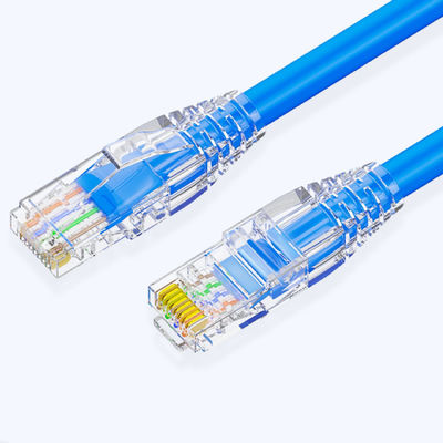 100W PoE+ RJ45 কেবল ইথারনেট ক্যাট6, ব্লু ক্যাট6 গিগাবিট ইথারনেট কেবল