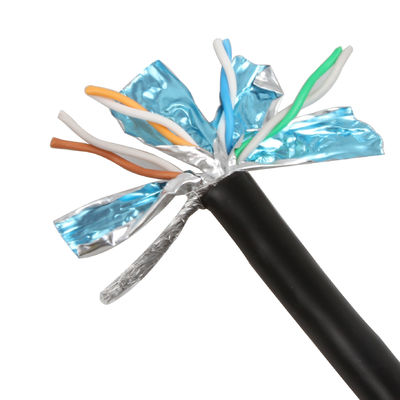 26AWG SFTP Cat7 আউটডোর কেবল শিল্ডেড টুইস্টেড পেয়ার ব্যবহারিক