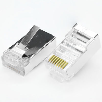 RJ45 Cat5e 8P8C বৈদ্যুতিক তারের সংযোগকারী UTP FTP নেটওয়ার্ক পোর্ট