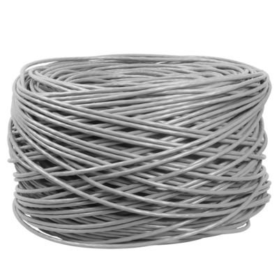UTP Cat6 24 AWG Cat 5e প্যাচ ক্যাবল BC 0.51 IPVC জ্যাকেট 4 জোড়া 305m