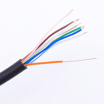 কপার 24AWG প্যাচ কর্ড ক্যাট 5e , BC7/0.2 PVC জ্যাকেট UTP Cat5e প্যাচ কেবল