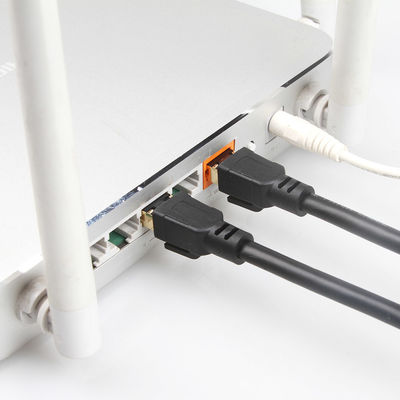 OEM গিগাবিট ইথারনেট Cat8 প্যাচ কেবল S/FTP 40Gbps 2000MHZ ব্যবহারিক