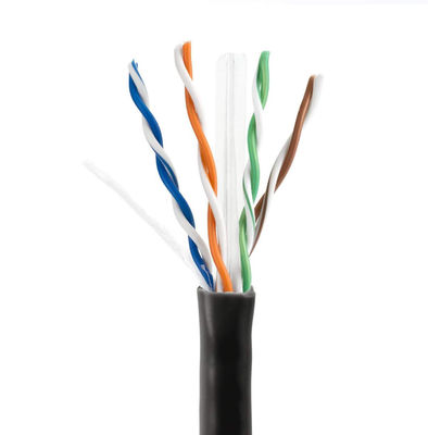23AWG ব্যবহারিক Cat6 ল্যান ক্যাবল BC 0.57 UTP PVC জ্যাকেট 4 জোড়া 305m