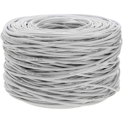 ODM Cat6a 24AWG CCA ইথারনেট কেবল, PVC জ্যাকেট 305m 1000ft 10Gbps