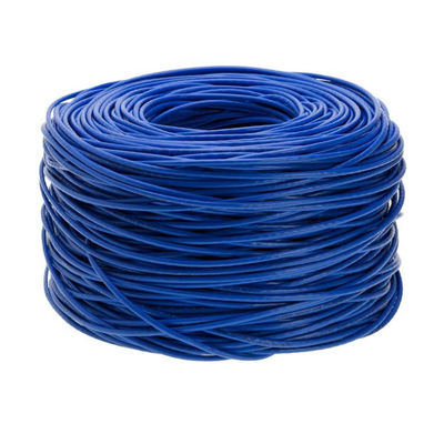 ODM Cat6a 24AWG CCA ইথারনেট কেবল, PVC জ্যাকেট 305m 1000ft 10Gbps