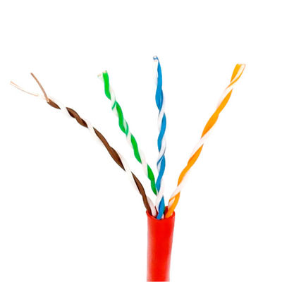 24AWG LSZH লো স্মোক Cat5e কেবল, জিরো হ্যালোজেন Cat5e এক্সটার্নাল কেবল 305m
