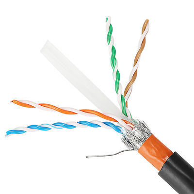 পিভিসি জ্যাকেট সহ আউটডোর 23AWG Cat5e Lan কেবল Cat6 Cat6A Cat7 Cat7A