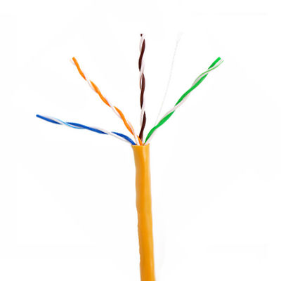 24AWG LSZH লো স্মোক Cat5e কেবল, জিরো হ্যালোজেন Cat5e এক্সটার্নাল কেবল 305m