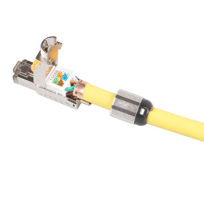 স্থিতিশীল 22AWG Cat6a S FTP কেবল, 4 জোড়া LSHF LSOH Cat6a S/FTP LSZH