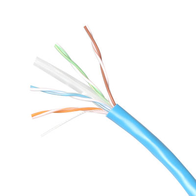 UTP 500Mhz Cat 6a নেটওয়ার্ক কেবল PE নিরোধক TIA568 C.2 কপার CCA কন্ডাক্টর