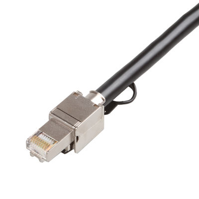ডাবল শিল্ডেড 24AWG ক্যাট 8 প্যাচ কর্ড, 2000MHz কেবল ইথারনেট ক্যাট 8 SFTP