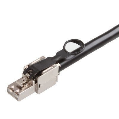 ডাবল শিল্ডেড 24AWG ক্যাট 8 প্যাচ কর্ড, 2000MHz কেবল ইথারনেট ক্যাট 8 SFTP