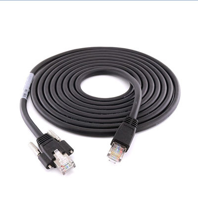 Cat6A ক্যামেরা ইন্ডাস্ট্রিয়াল ইথারনেট কেবল S/FTP RJ45 8P লক স্ক্রু GigE সহ