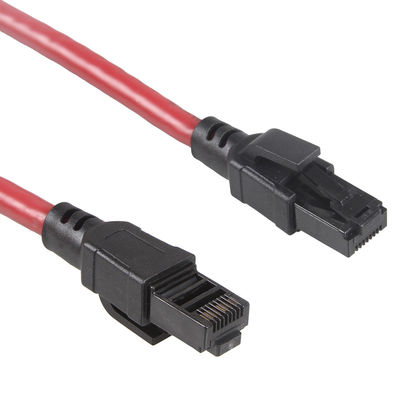 Cat6 নেটওয়ার্ক আউটডোর ইথারনেট কেবল ডাবল শীথ 24 AWG 24 Ft