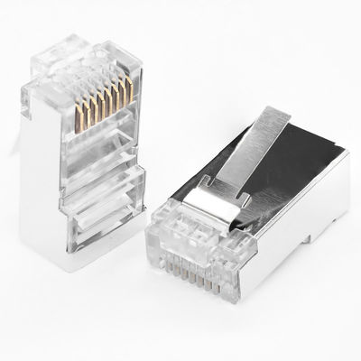 RJ45 Cat5e 8P8C বৈদ্যুতিক তারের সংযোগকারী UTP FTP নেটওয়ার্ক পোর্ট