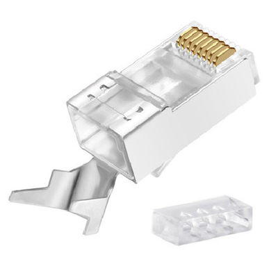 CAT5E CAT6 CAT6A CAT7 CAT8 এর জন্য ইথারনেট RJ45 বৈদ্যুতিক তারের সংযোগকারী