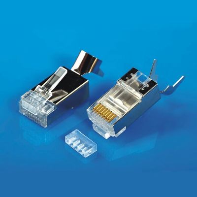 CAT5E CAT6 CAT6A CAT7 CAT8 এর জন্য ইথারনেট RJ45 বৈদ্যুতিক তারের সংযোগকারী