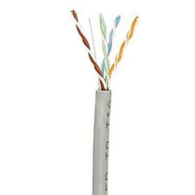 Cat6a 1000 Ft ইথারনেট ল্যান ক্যাবলস 23AWG 0.58mm সলিড কপার 500Mzh PVC LSZH জ্যাকেট