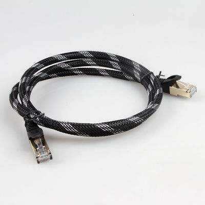 10Gbps ব্রেডেড নেটওয়ার্ক কেবল, গিগাবিট ইথারনেটের জন্য RJ45 ক্যাট 7 কেবল