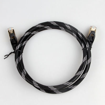 10Gbps ব্রেডেড নেটওয়ার্ক কেবল, গিগাবিট ইথারনেটের জন্য RJ45 ক্যাট 7 কেবল