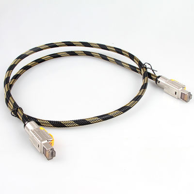 ডাবল শিল্ডেড সলিড ক্যাট 8 ইথারনেট কর্ড, S/FTP 22AWG 40 গিগাবিট নেটওয়ার্ক কেবল