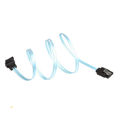 8 ইঞ্চি নীল SATA 3 এক্সটেনশন কেবল, সোজা থেকে সোজা SATA 3 কর্ড