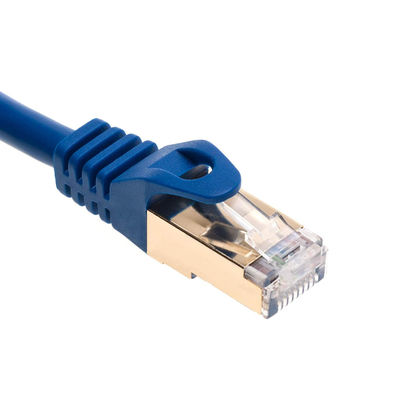 ইনডোর আউটডোর Cat7 ল্যান কেবল 10M 20M 25M SFTP শিল্ড টেকসই