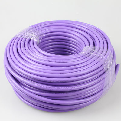 OEM নেটওয়ার্ক Cat7 ল্যান কেবল উচ্চ গতি 20Gbps 24AWG BC S/FTP PVC জ্যাকেট 4 জোড়া