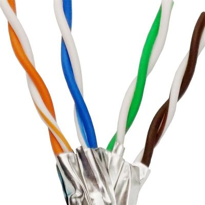 26AWG SFTP Cat7 আউটডোর কেবল শিল্ডেড টুইস্টেড পেয়ার ব্যবহারিক