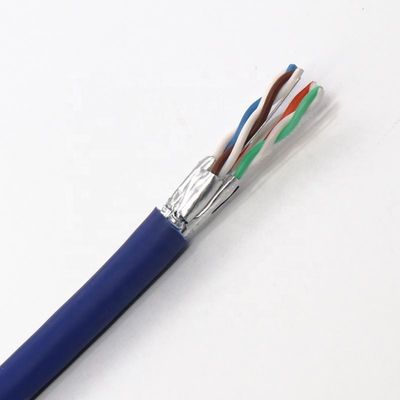 সলিড UTP Cat5e নেটওয়ার্ক কেবল 4 জোড়া CCA কন্ডাক্টর PVC জ্যাকেট