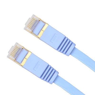 30 AWG ব্যবহারিক ফ্ল্যাট UTP কেবল, RJ45 CAT6 আল্ট্রা থিন প্যাচ কেবল