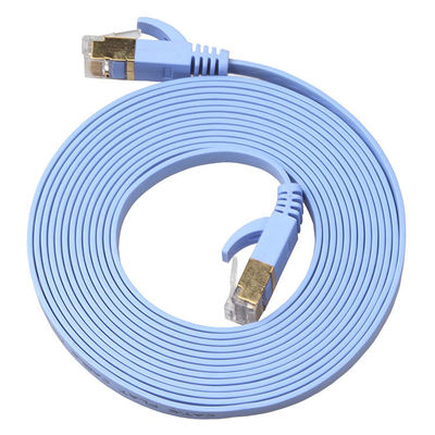 30 AWG ব্যবহারিক ফ্ল্যাট UTP কেবল, RJ45 CAT6 আল্ট্রা থিন প্যাচ কেবল