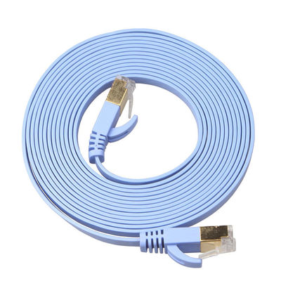 30 AWG ব্যবহারিক ফ্ল্যাট UTP কেবল, RJ45 CAT6 আল্ট্রা থিন প্যাচ কেবল