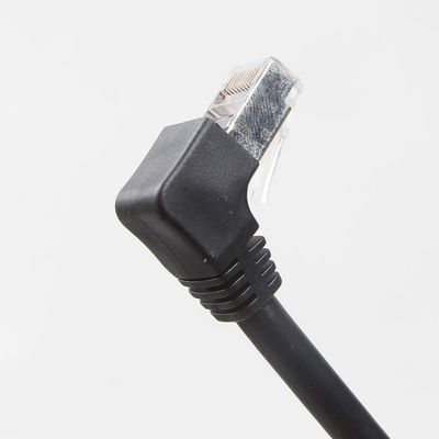 ফ্যাক্টরি ডাইরেক্ট CAT 6 ইথারনেট কেবল সংযোগকারী আনুষাঙ্গিক ডান কোণ প্লাগ
