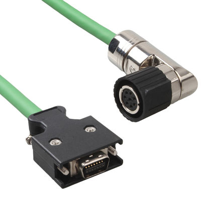 V90 6FX3002-2DB10 এনকোডার ক্যাবলস সার্ভো মোটর সংযোগকারী প্লাগ সবুজ ক্যাবল ফিক্সড ইনস্টলেশন সঙ্গে